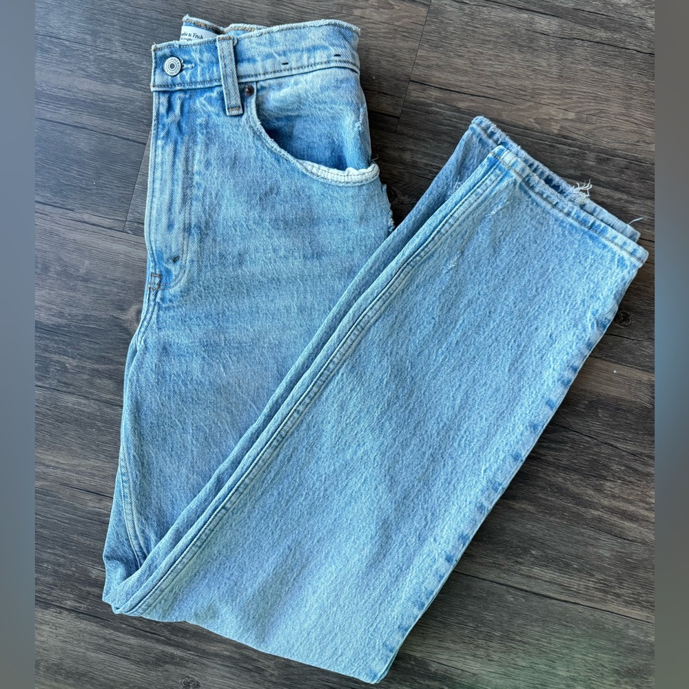 Abercrombie & Fitch Light Blue Straight Jeans